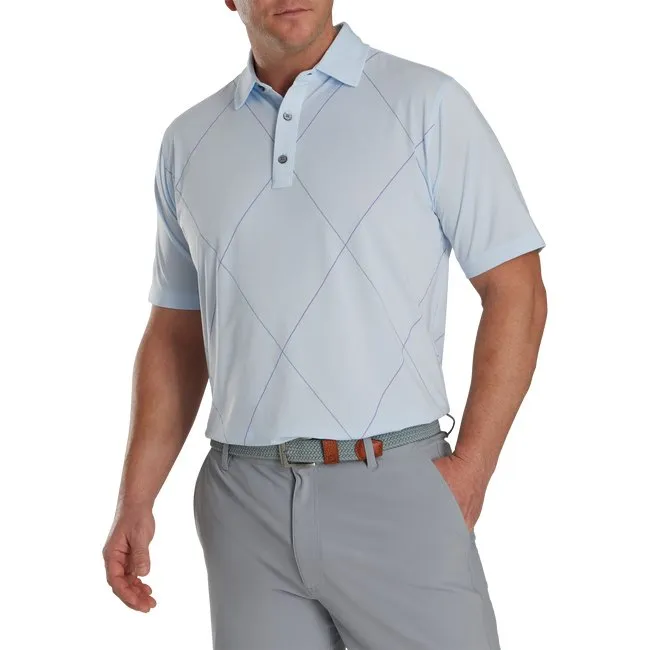 FootJoy Men's Raker Print Lisle Self Collar
