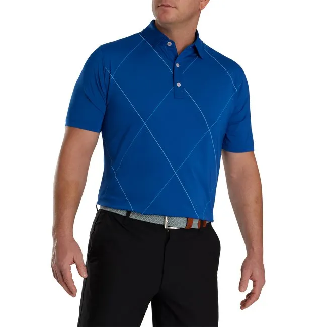 FootJoy Men's Raker Print Lisle Self Collar