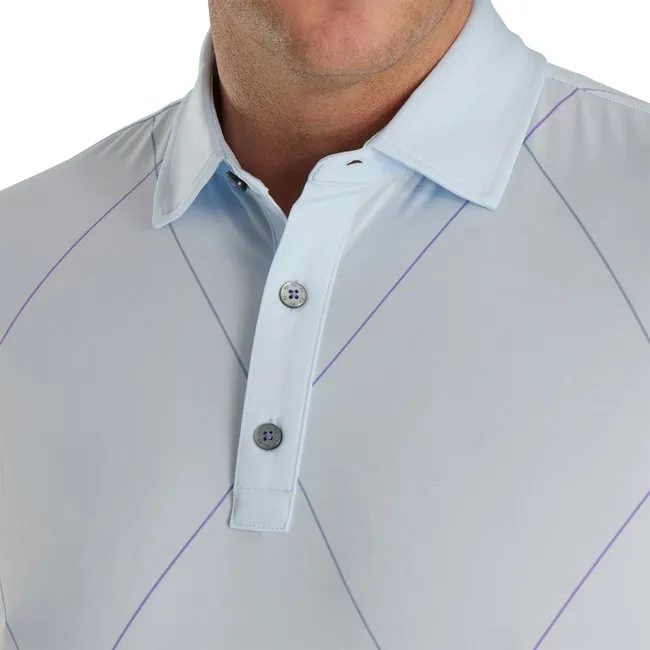 FootJoy Men's Raker Print Lisle Self Collar