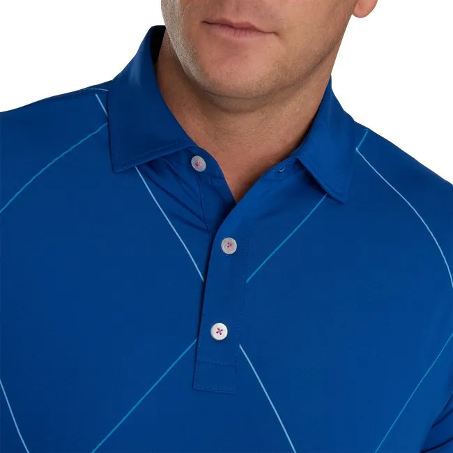 FootJoy Men's Raker Print Lisle Self Collar