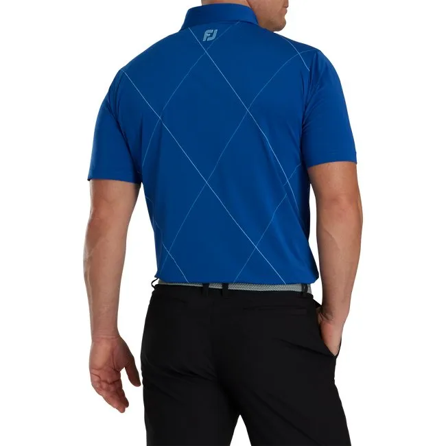 FootJoy Men's Raker Print Lisle Self Collar
