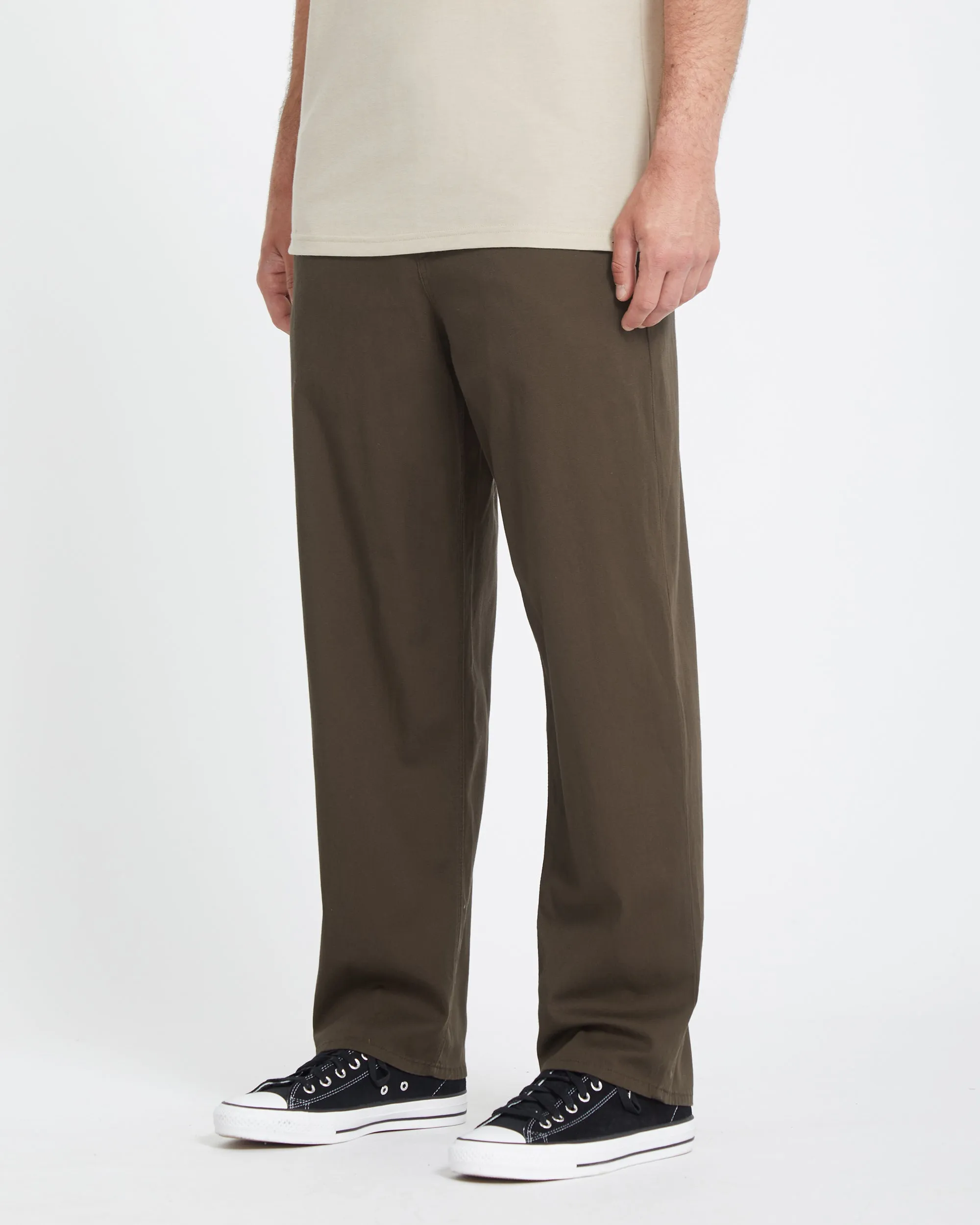 Freazy Loose Elasticated Waist Trousers - WREN