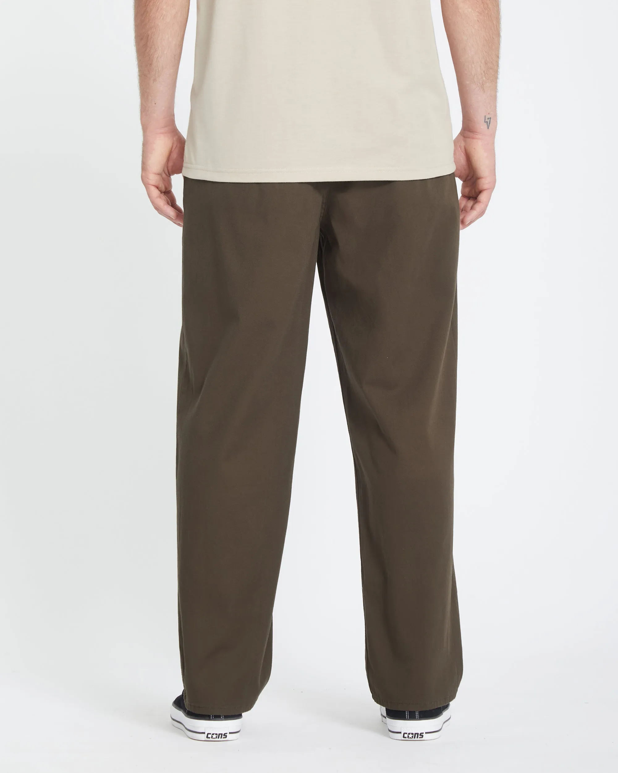 Freazy Loose Elasticated Waist Trousers - WREN