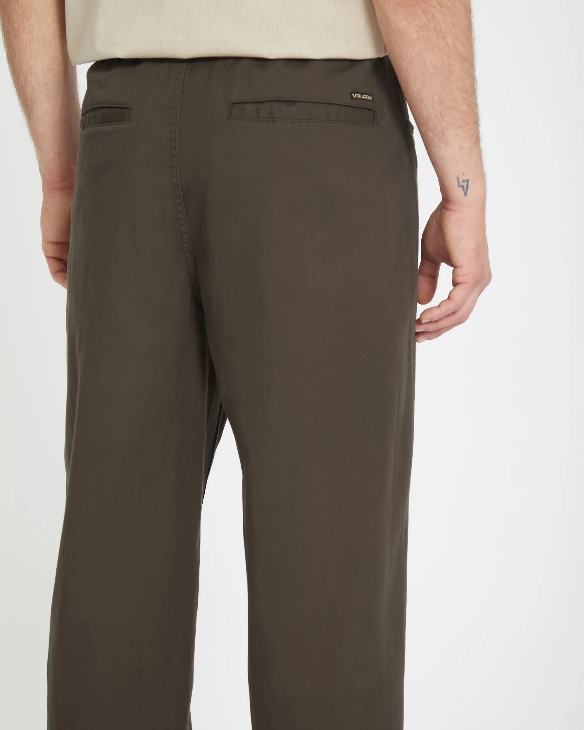 Freazy Loose Elasticated Waist Trousers - WREN