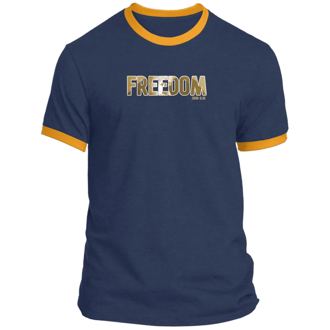 Freedom Men’s Ringer Tee