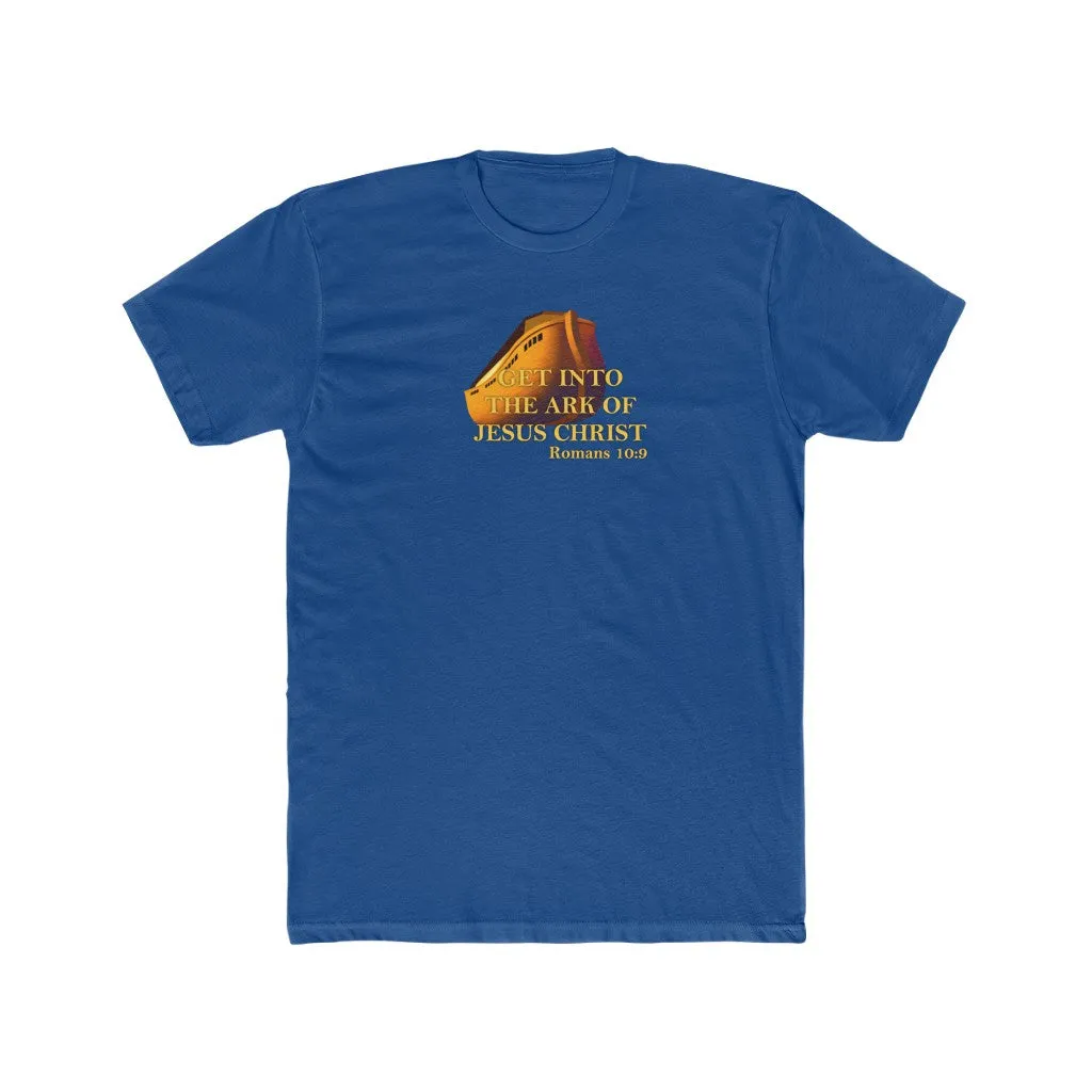 Get Into the Ark of Jesus Christ Men's Cotton Crew Tee