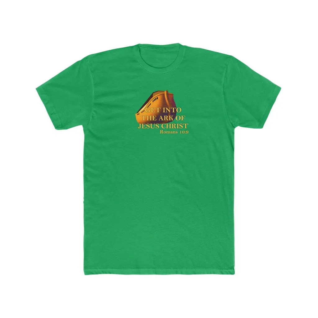 Get Into the Ark of Jesus Christ Men's Cotton Crew Tee