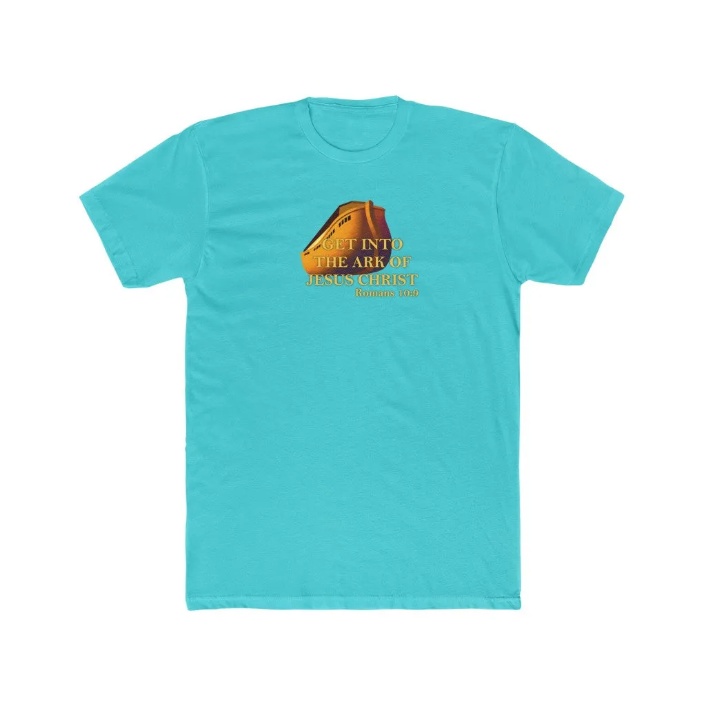 Get Into the Ark of Jesus Christ Men's Cotton Crew Tee
