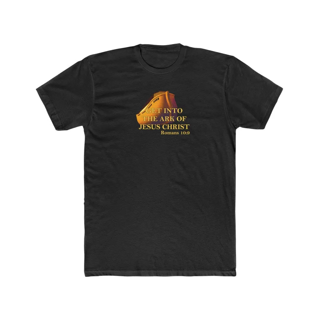 Get Into the Ark of Jesus Christ Men's Cotton Crew Tee
