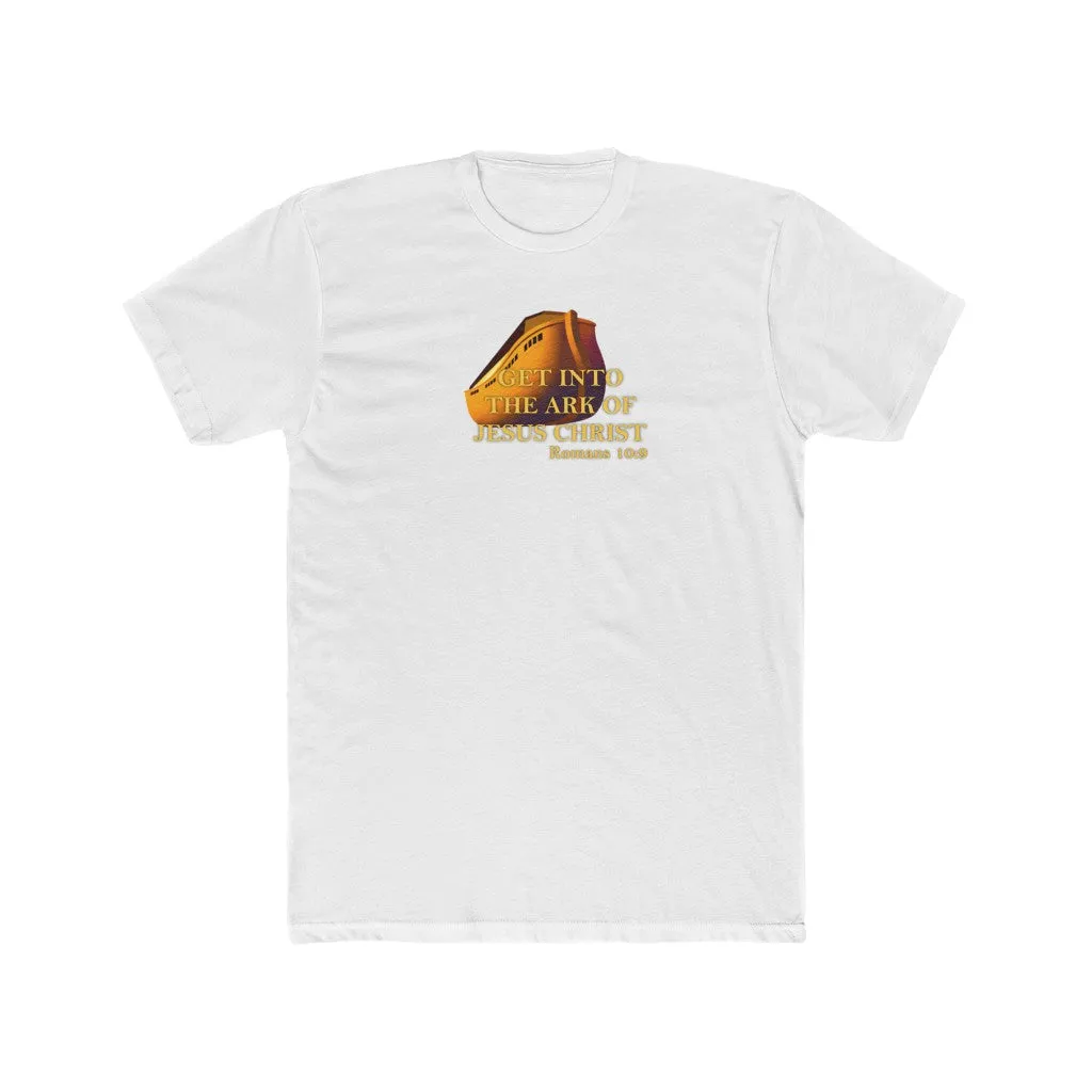 Get Into the Ark of Jesus Christ Men's Cotton Crew Tee