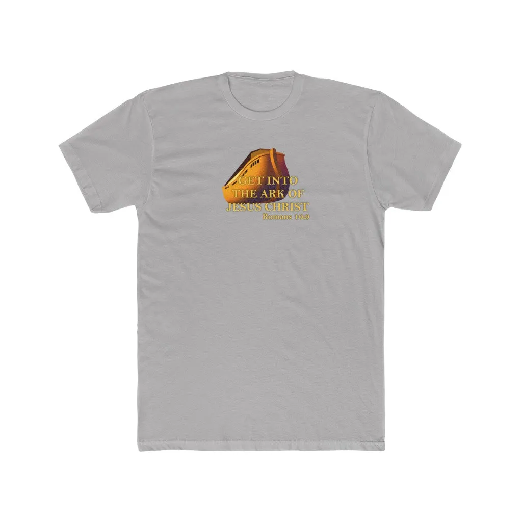 Get Into the Ark of Jesus Christ Men's Cotton Crew Tee