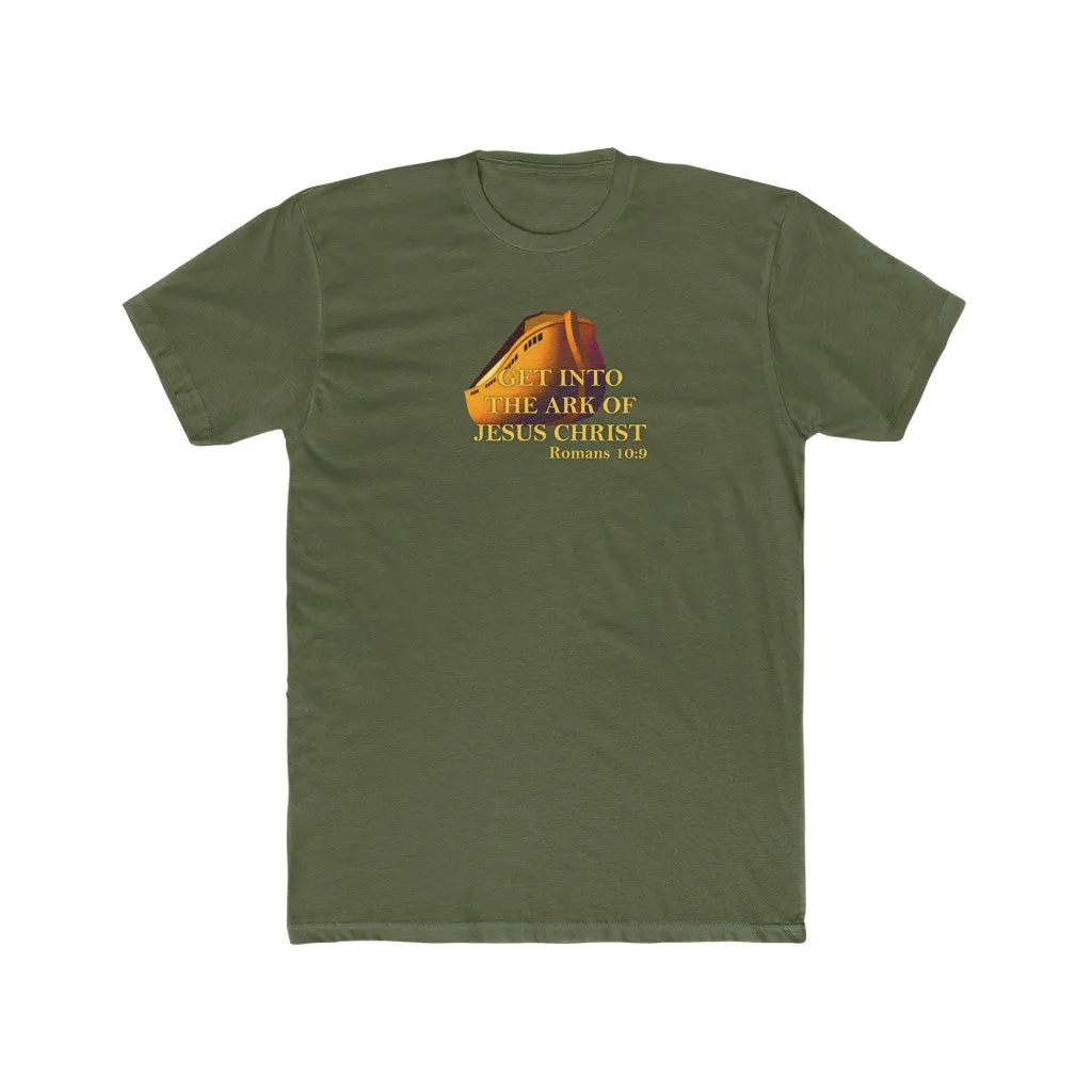 Get Into the Ark of Jesus Christ Men's Cotton Crew Tee