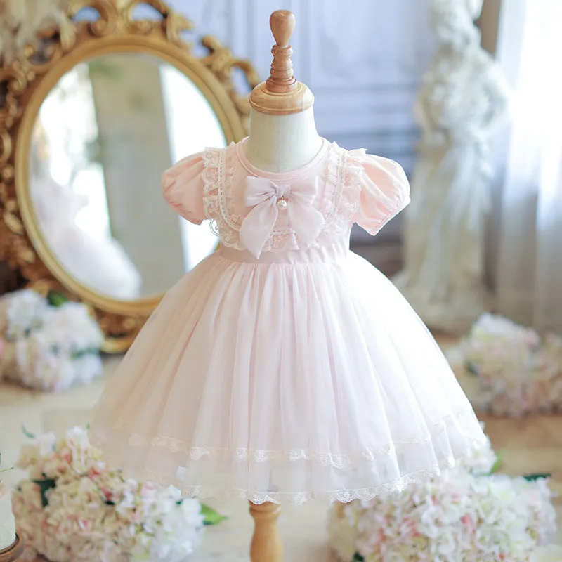 Girls' Summer 2025 New Children's Day Performance Summer Dress Dress Tulle Tutu Baby Full-Year Princess Dress