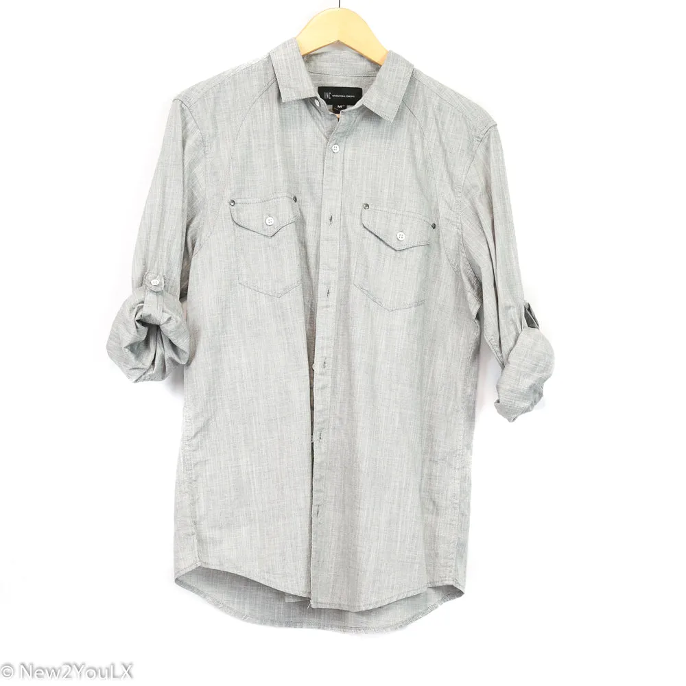 Grey Skies Casual Button Up (INC)