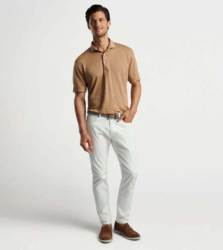 Greystone Short Sleeve Polo in Summer Dunes