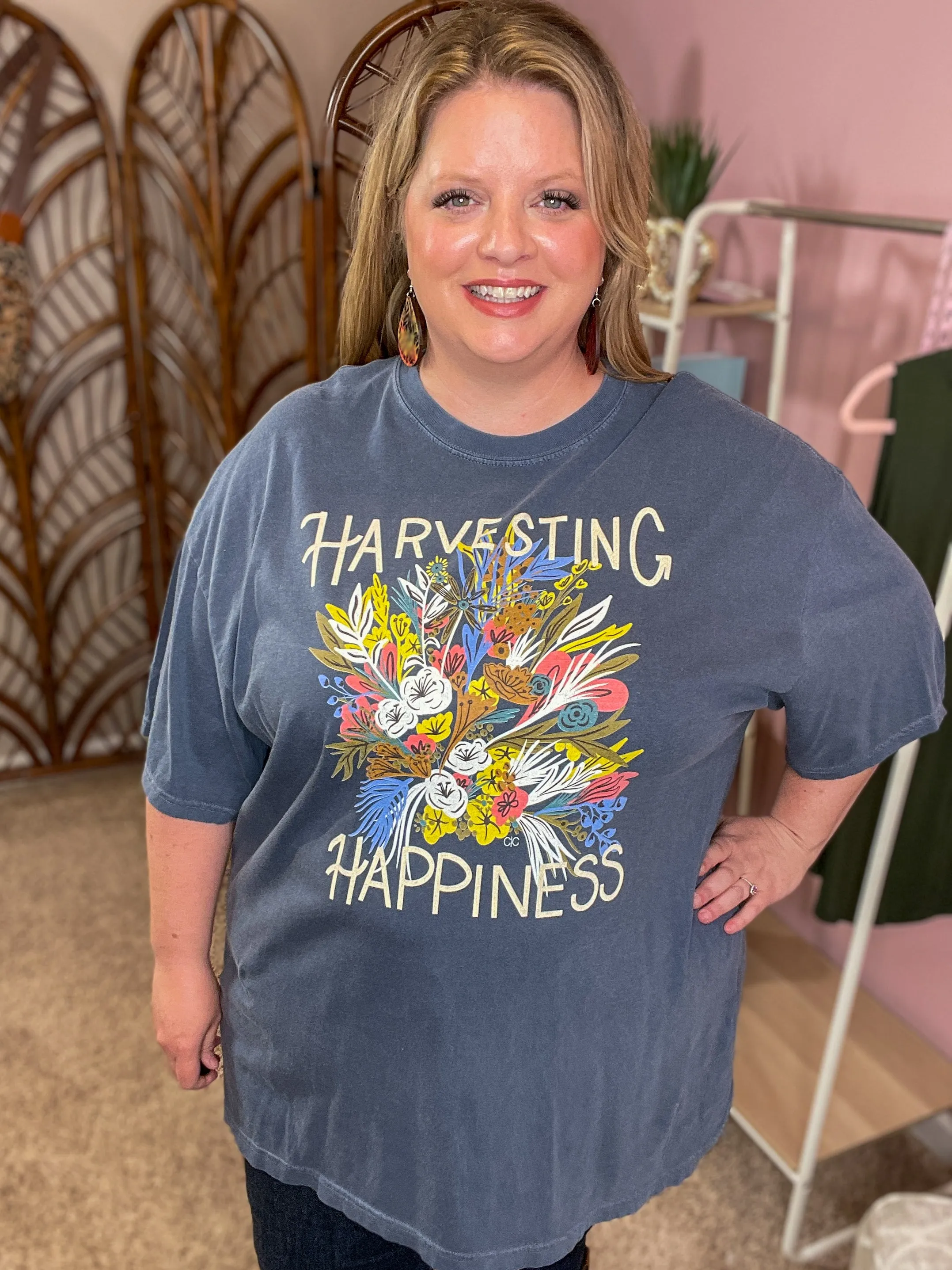 Harvesting Happiness Graphic Tee - Comfort Colors