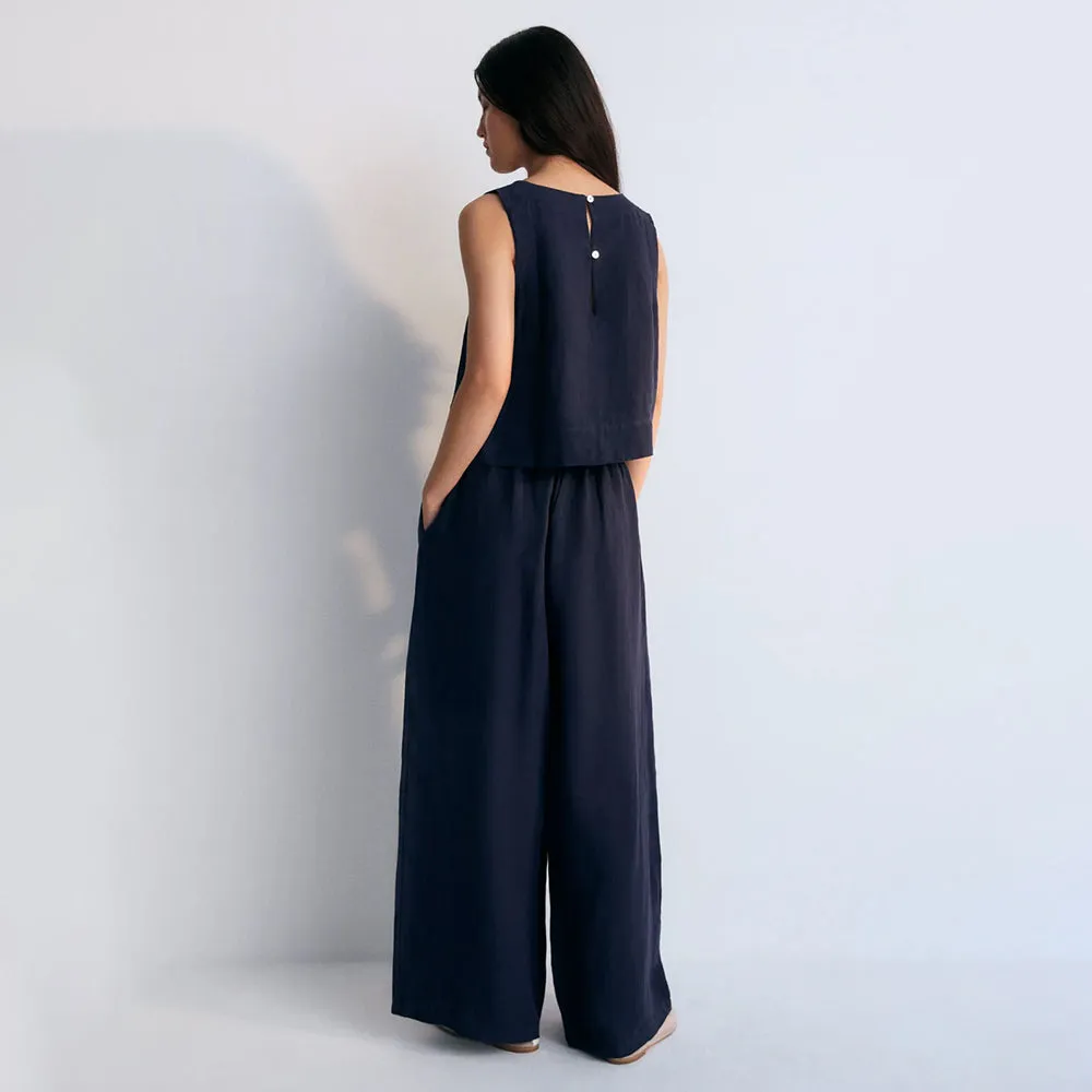 Hera Woman's Palazzo Pants | Navy