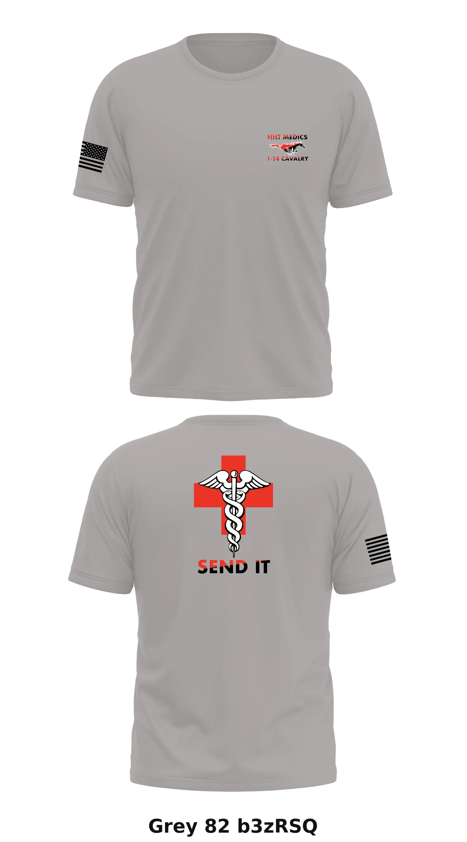 HHT MEDICS 1-14 CAVALRY  Store 1 Core Men's SS Performance Tee - b3zRSQ