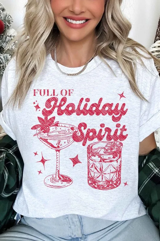 HOLIDAY SPIRITS CHRISTMAS OVERSIZED TEE