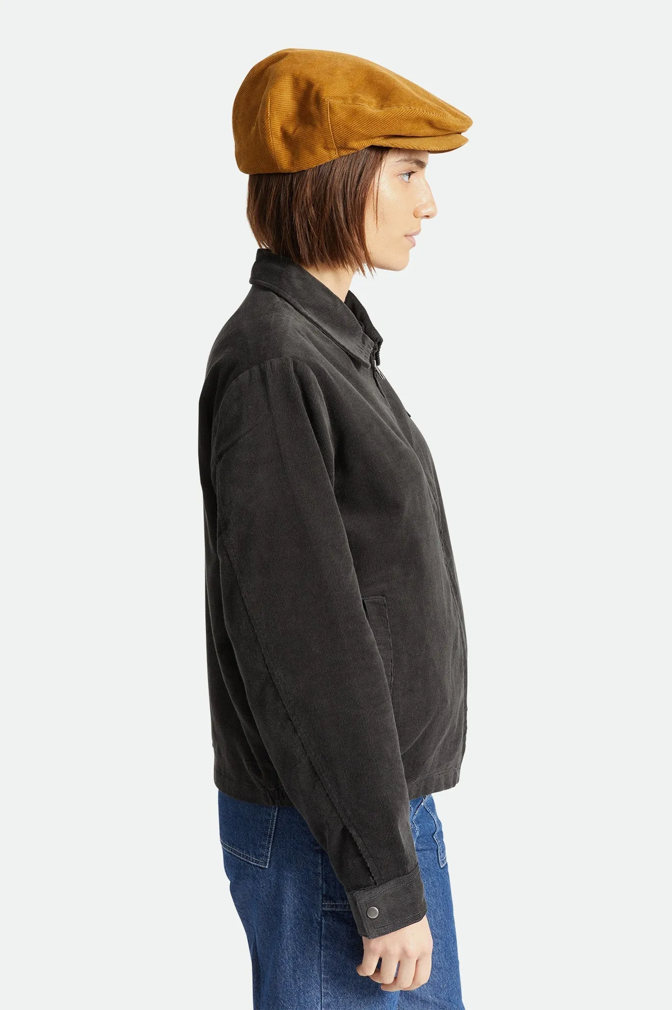 Hooligan Baggy Snap Cap - Dark Brick Cord