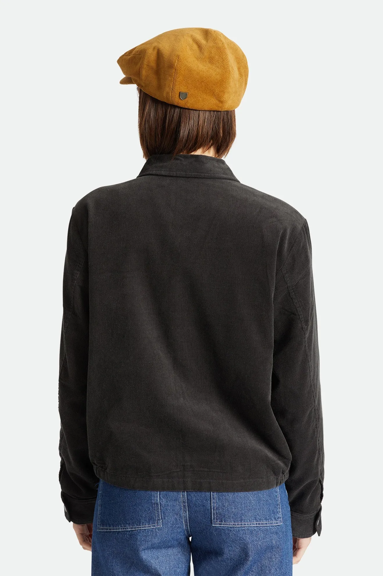 Hooligan Baggy Snap Cap - Dark Brick Cord