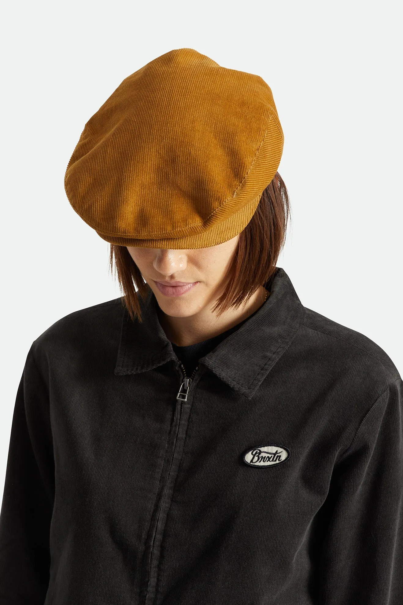 Hooligan Baggy Snap Cap - Dark Brick Cord