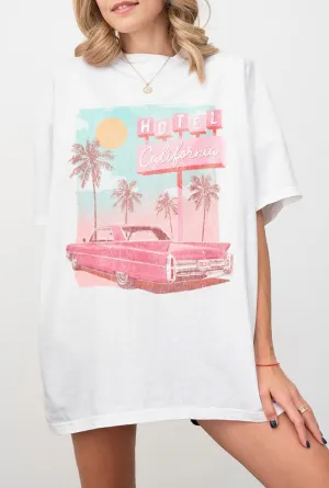 Hotel California classic car tee