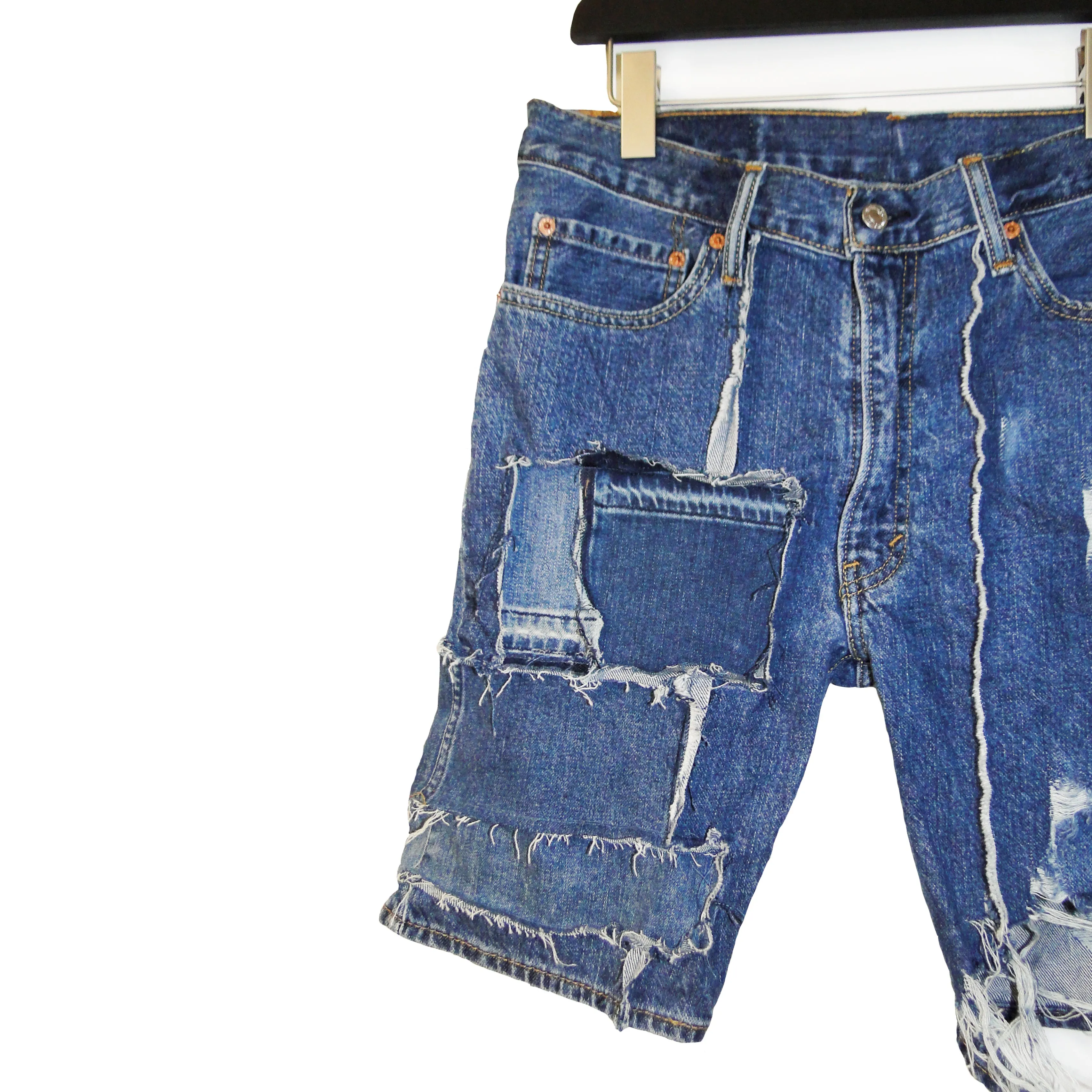 How To Fix Everything - Genderless Upcycled Denim Shorts