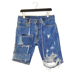 How To Fix Everything - Genderless Upcycled Denim Shorts