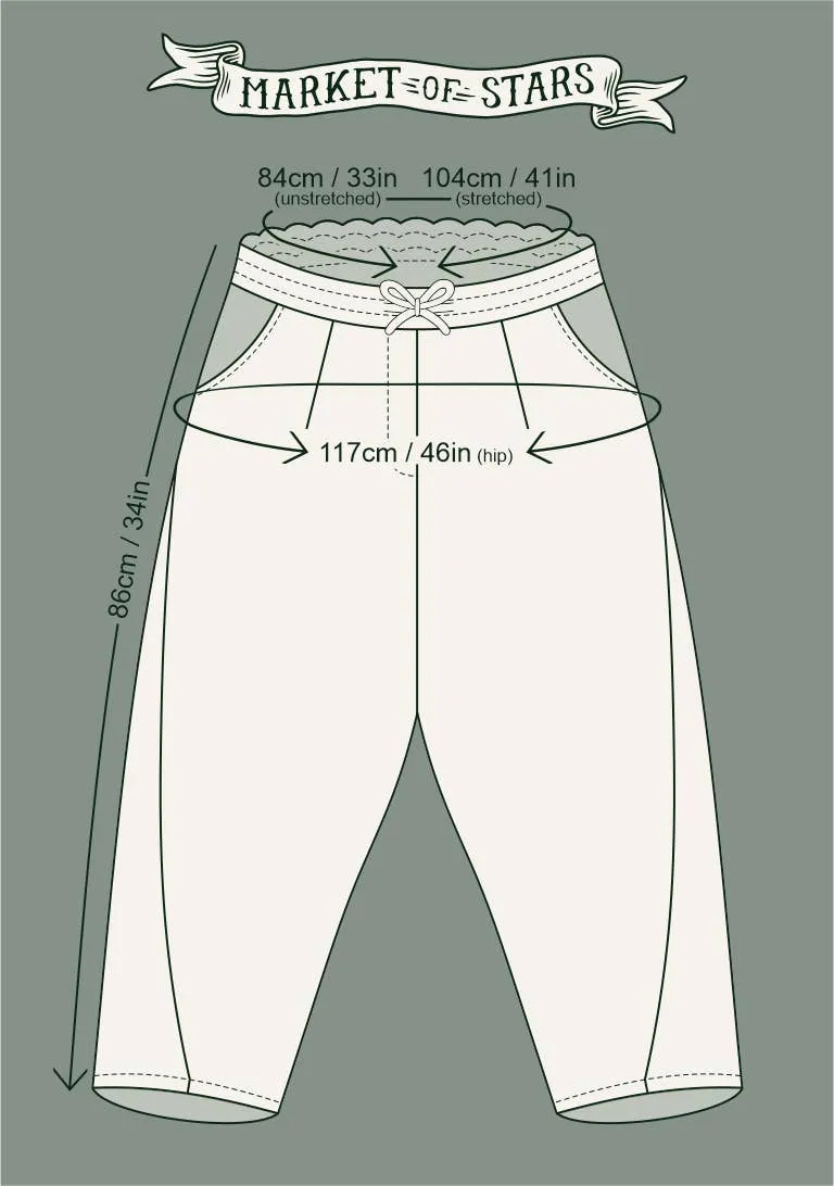 I Dream in Flowers Linen Pants