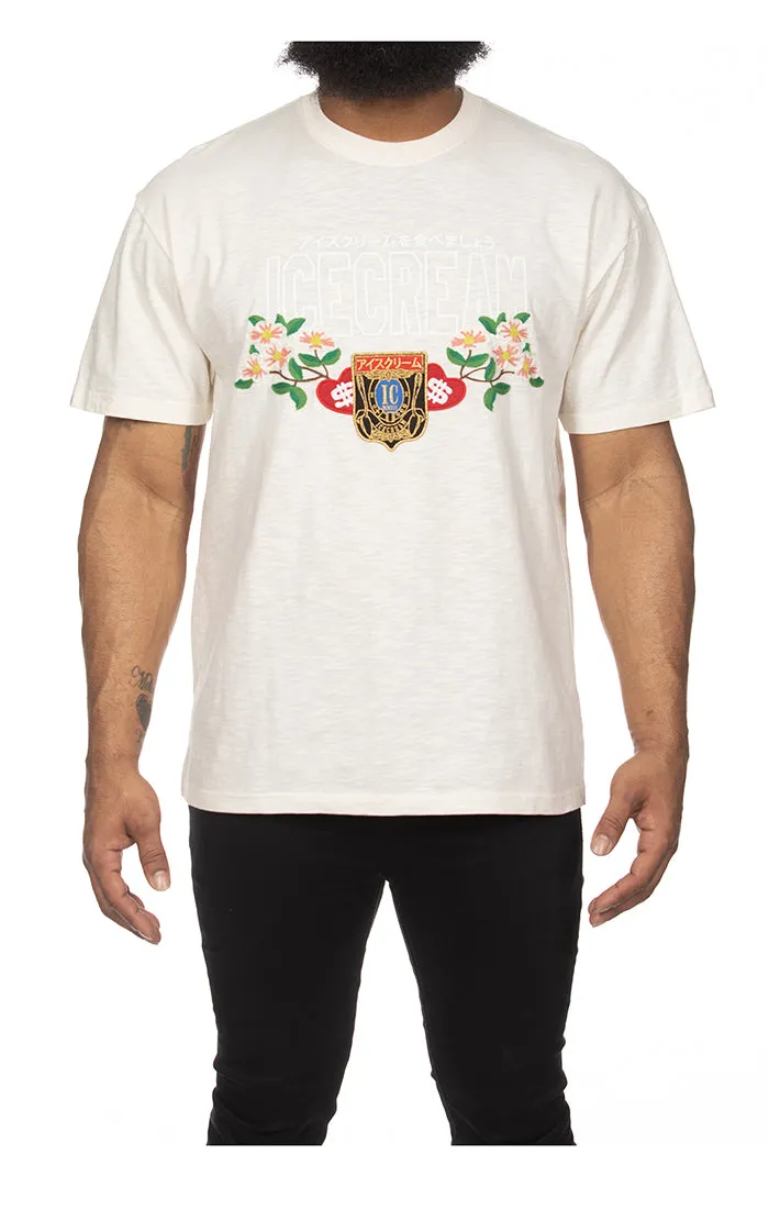 Icecream Dog Wood Tee (Antique White)