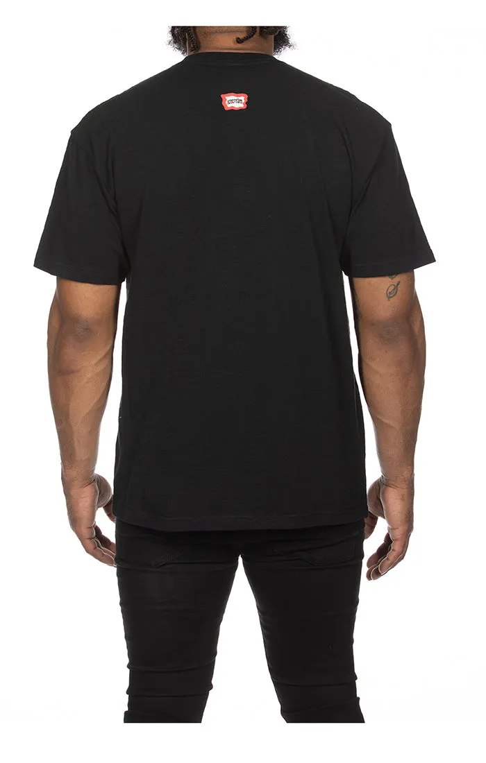 Icecream Dog Wood Tee (Black)