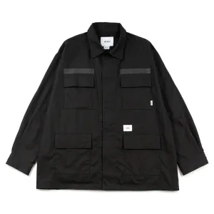 JMOD 01/ LS/ Cotton. Ripstop. Identity | Black