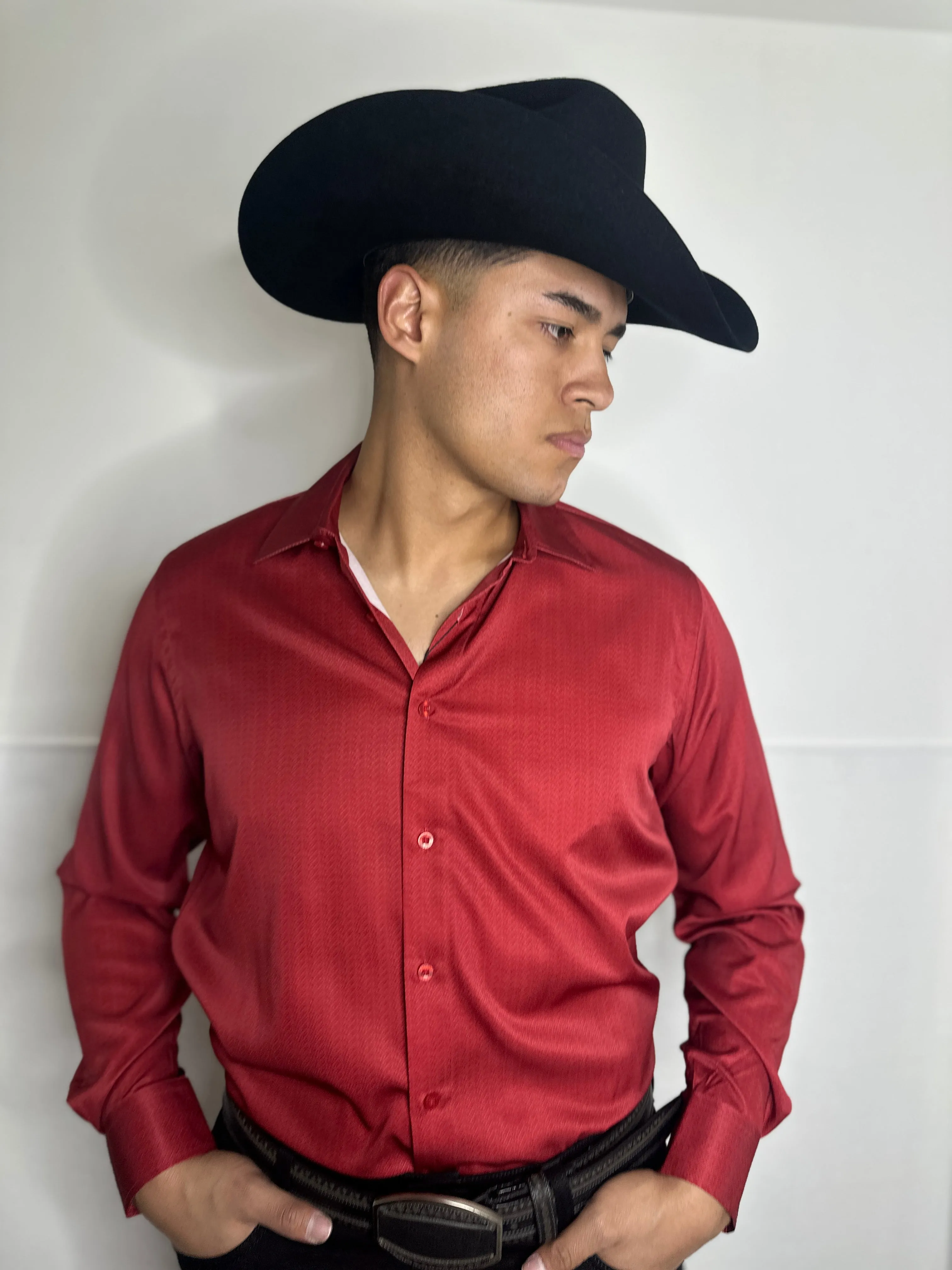 Junior Moderno Red Print Shirt