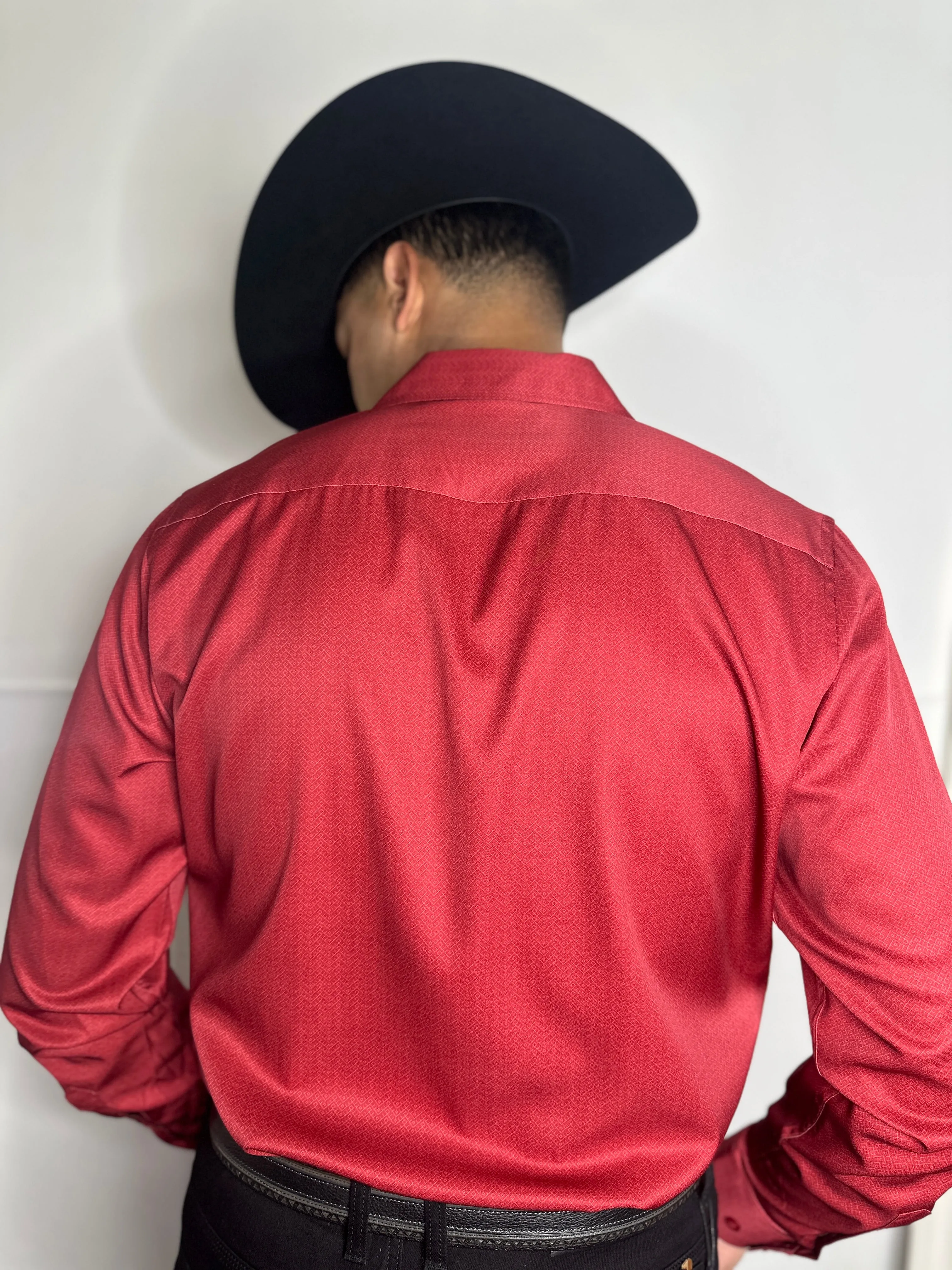 Junior Moderno Red Print Shirt