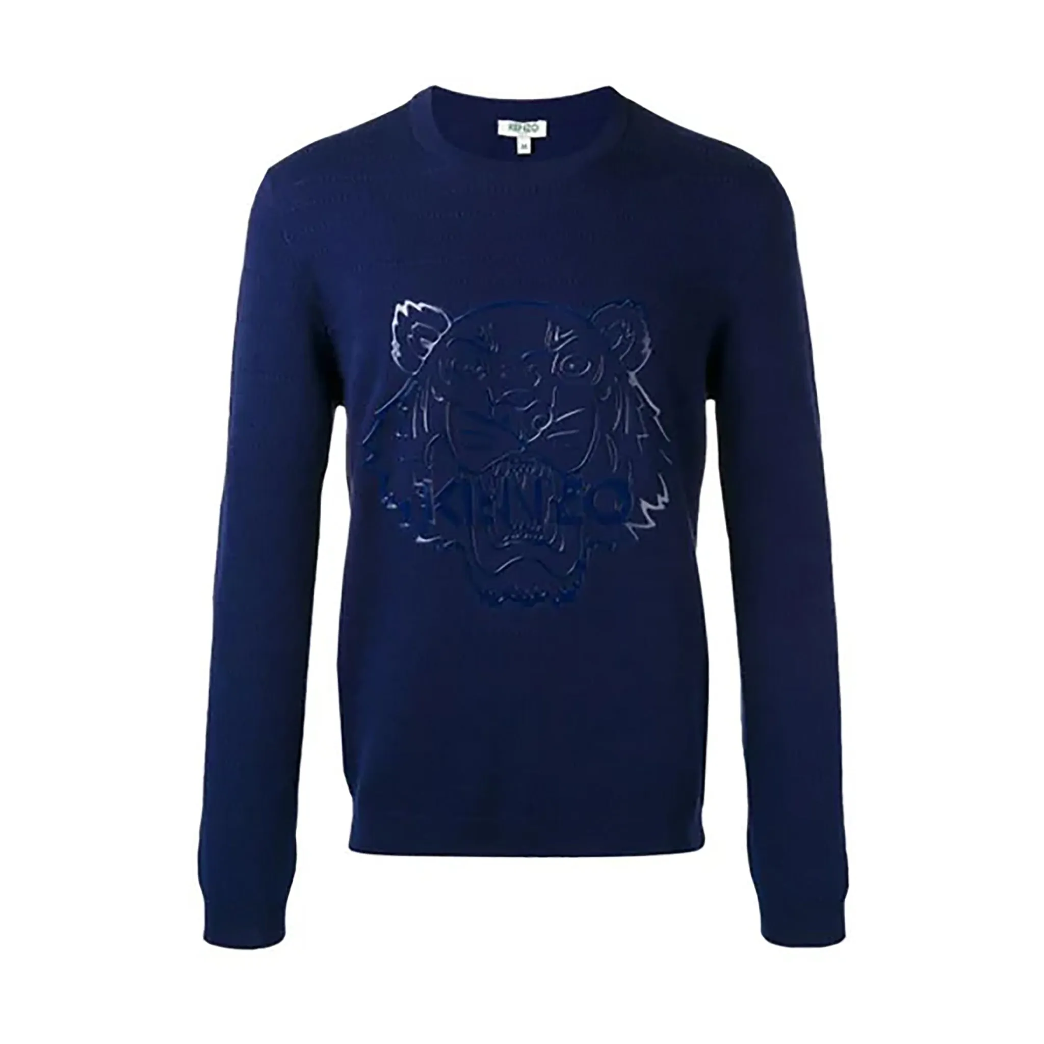 Kenzo Men's Silicone Tiger Patch Jumper Sweater
