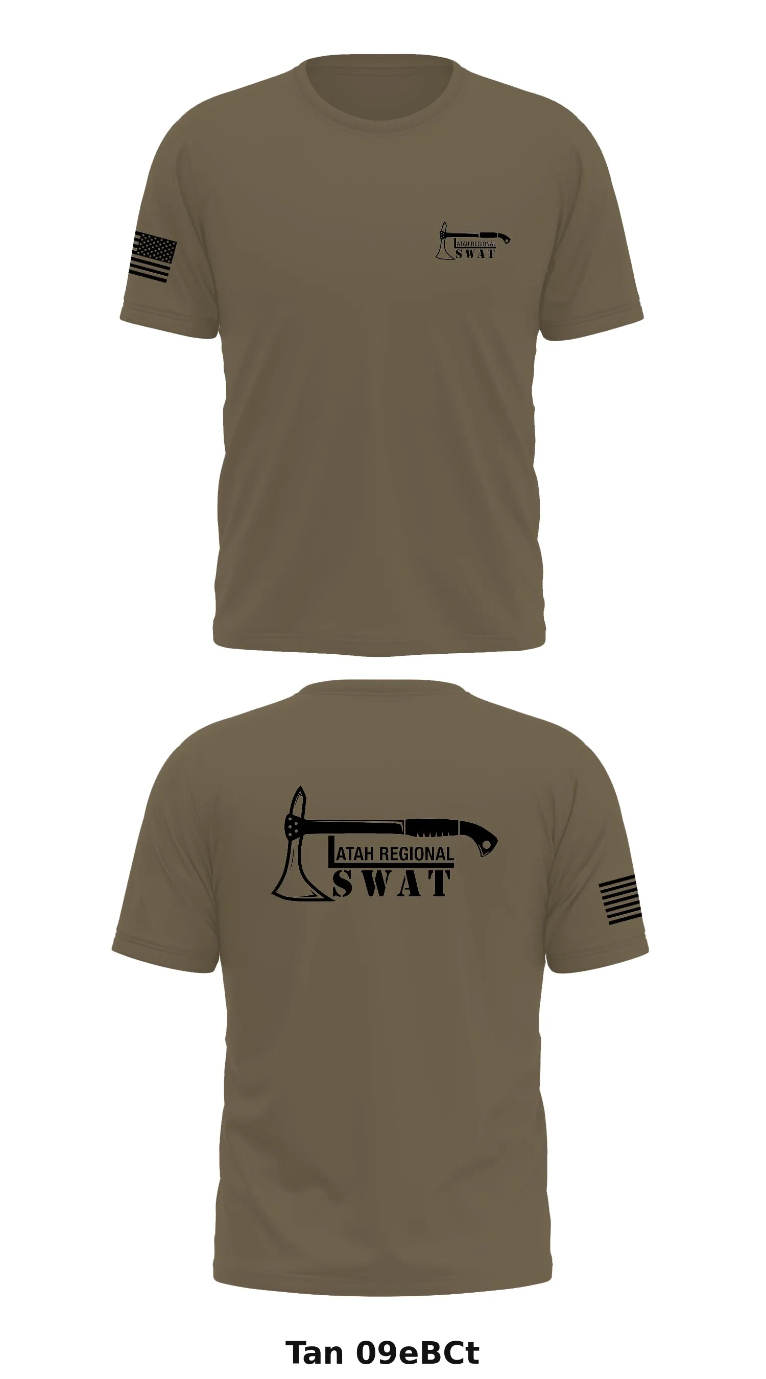 LATAH SWAT Store 1 Core Men's SS Performance Tee - 09eBCt