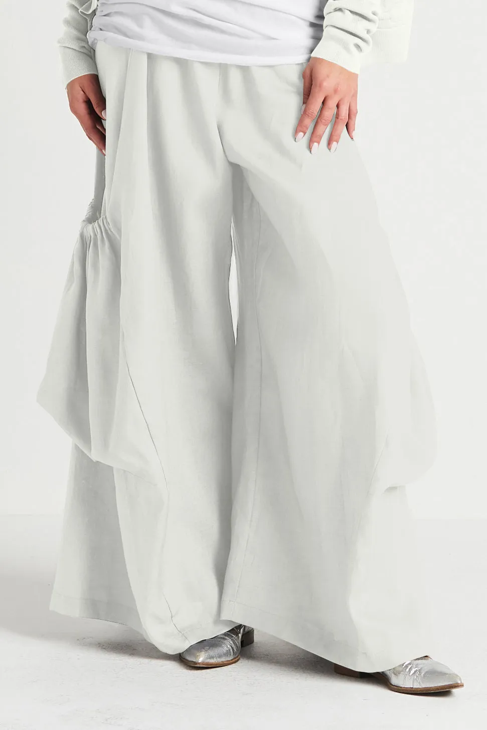Linen Big Pocket Pants