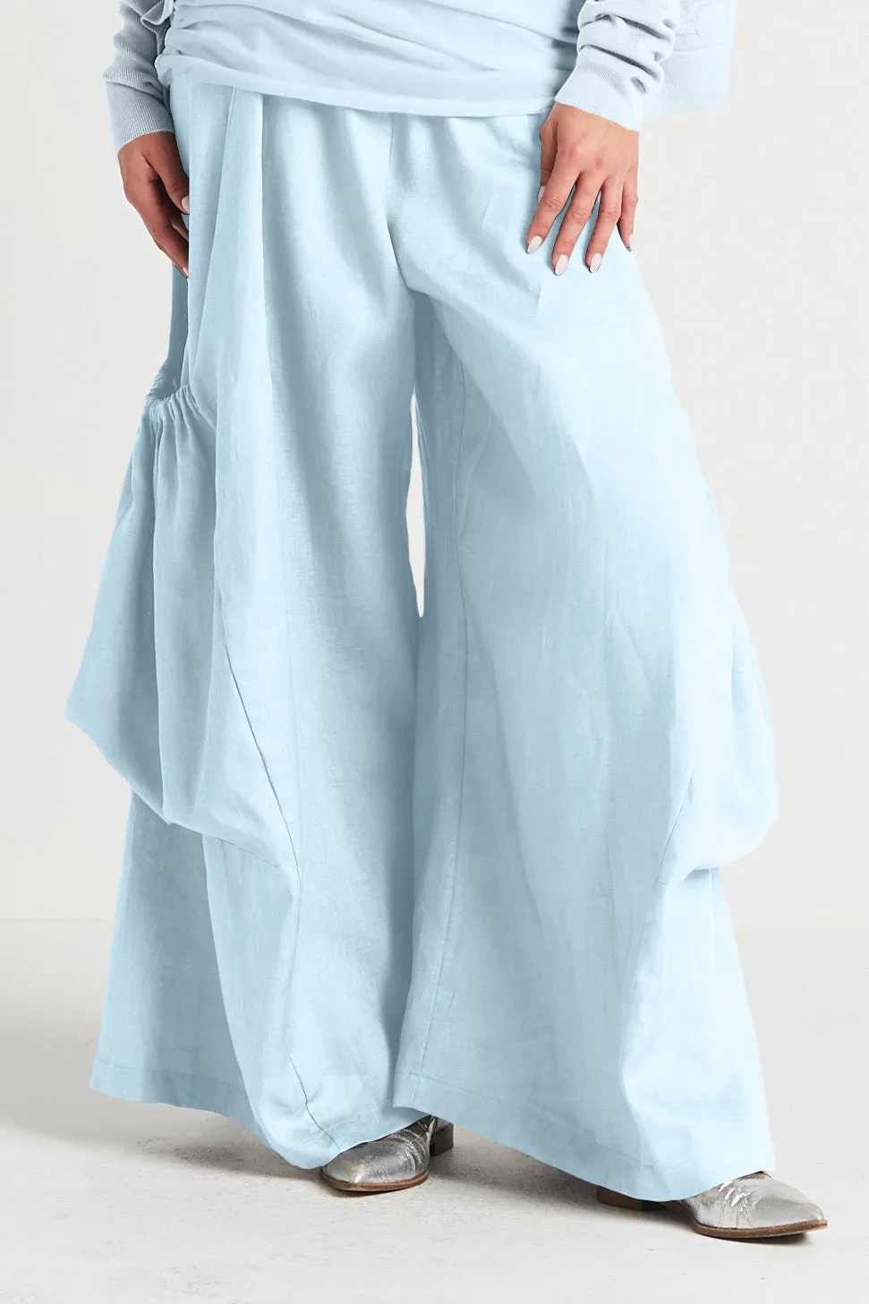 Linen Big Pocket Pants
