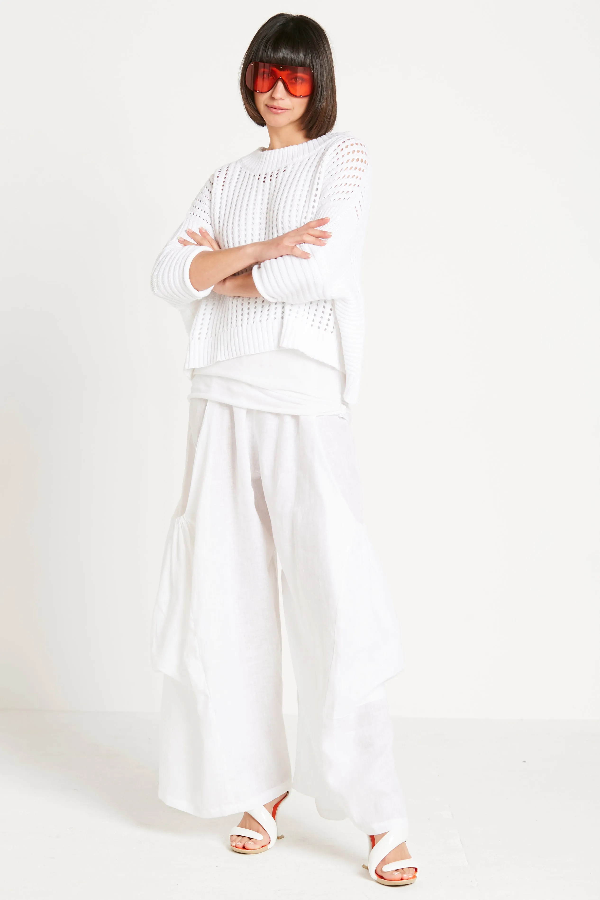 Linen Big Pocket Pants