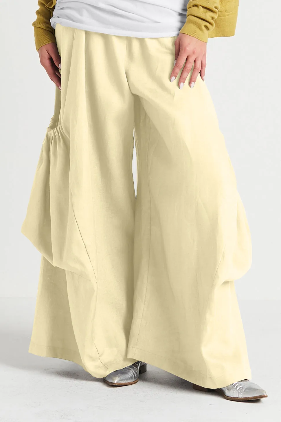Linen Big Pocket Pants