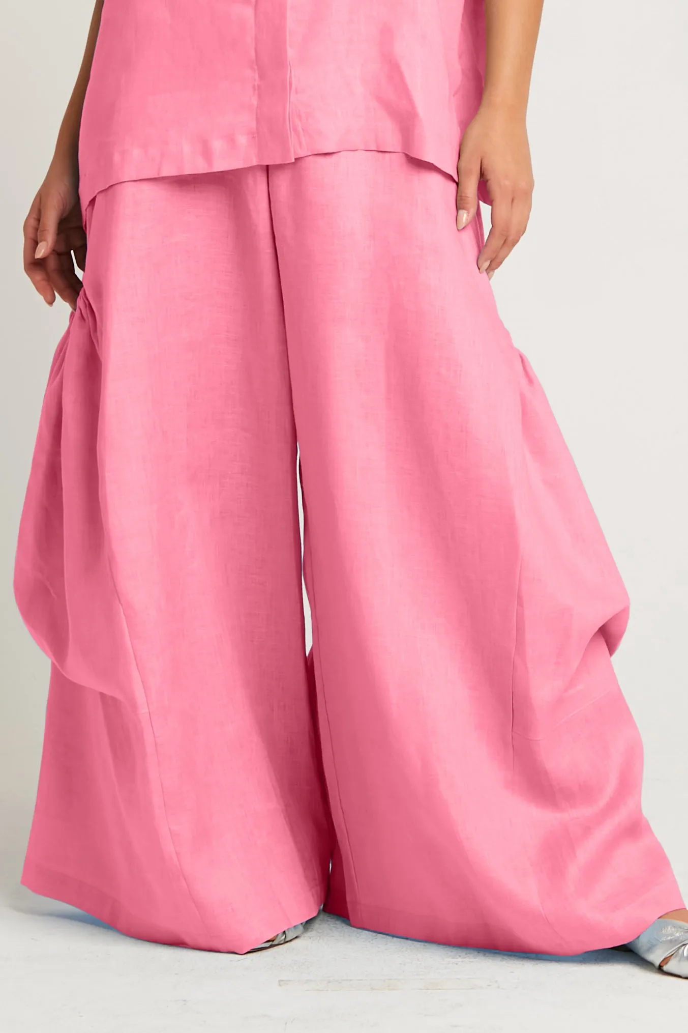 Linen Big Pocket Pants