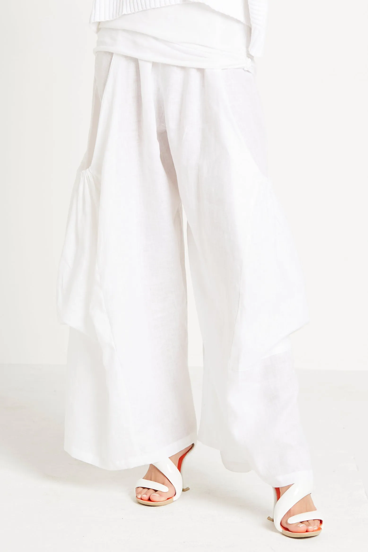 Linen Big Pocket Pants