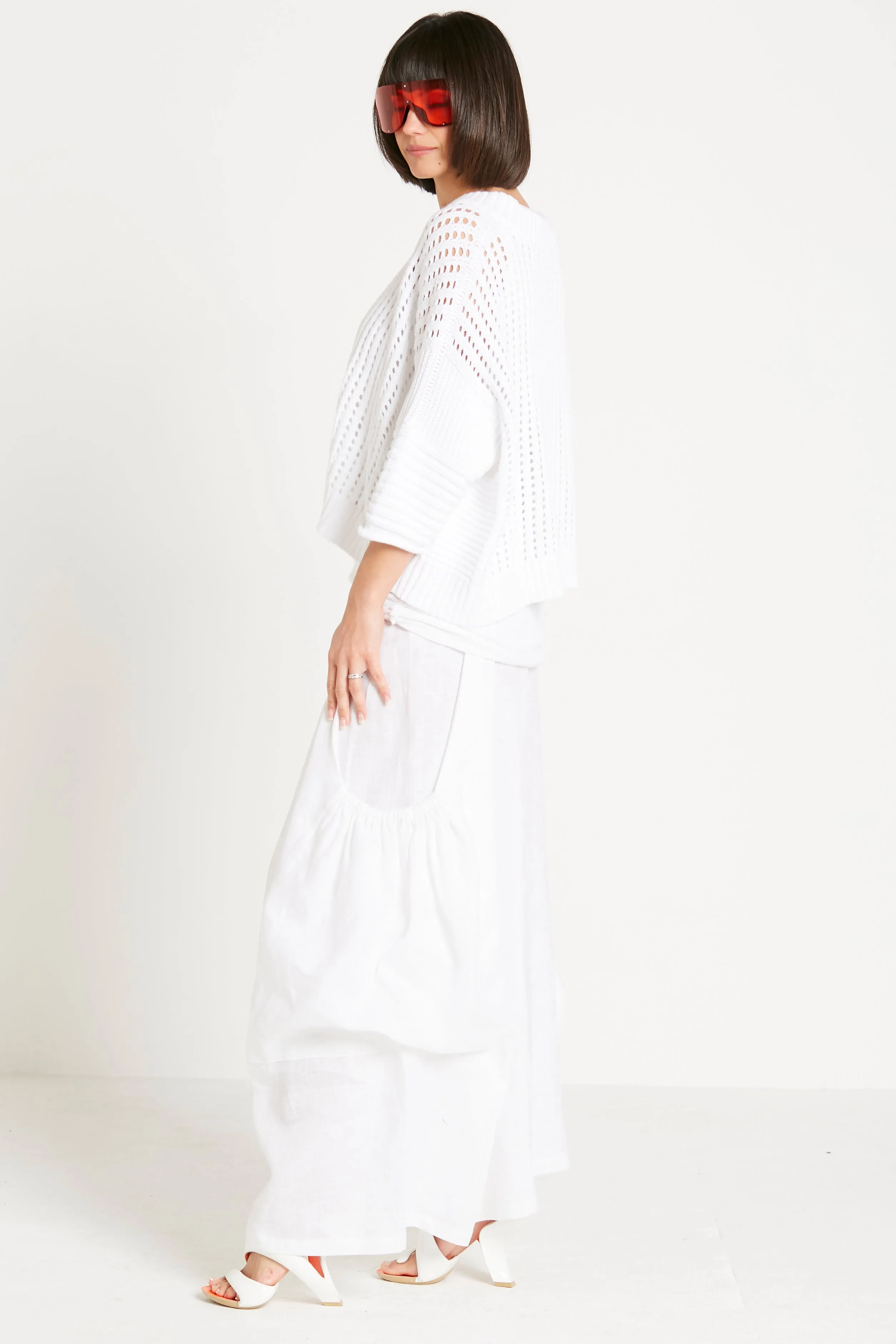 Linen Big Pocket Pants
