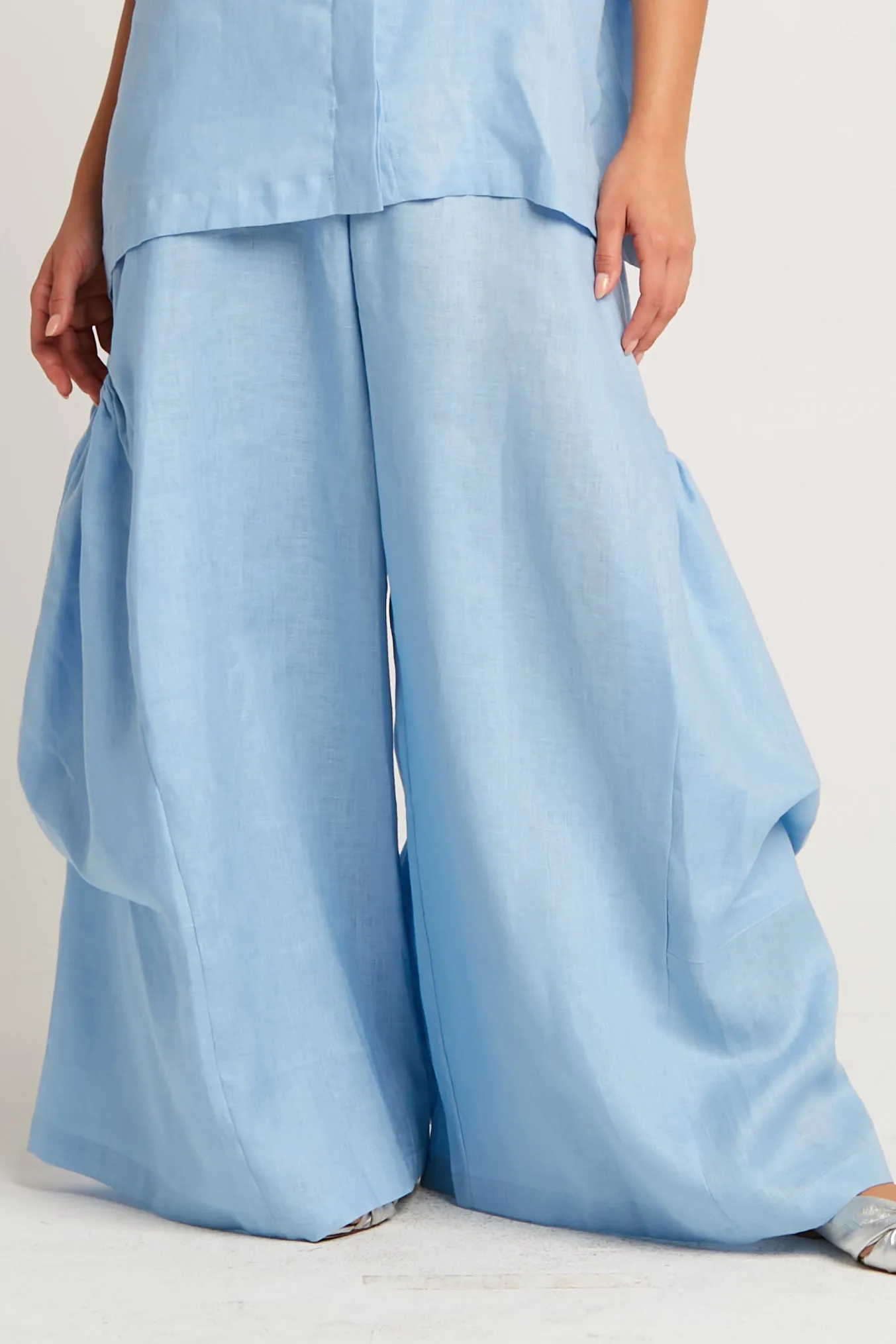 Linen Big Pocket Pants