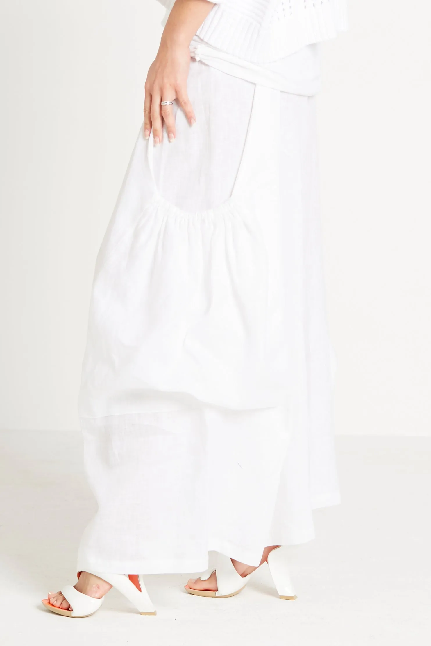 Linen Big Pocket Pants