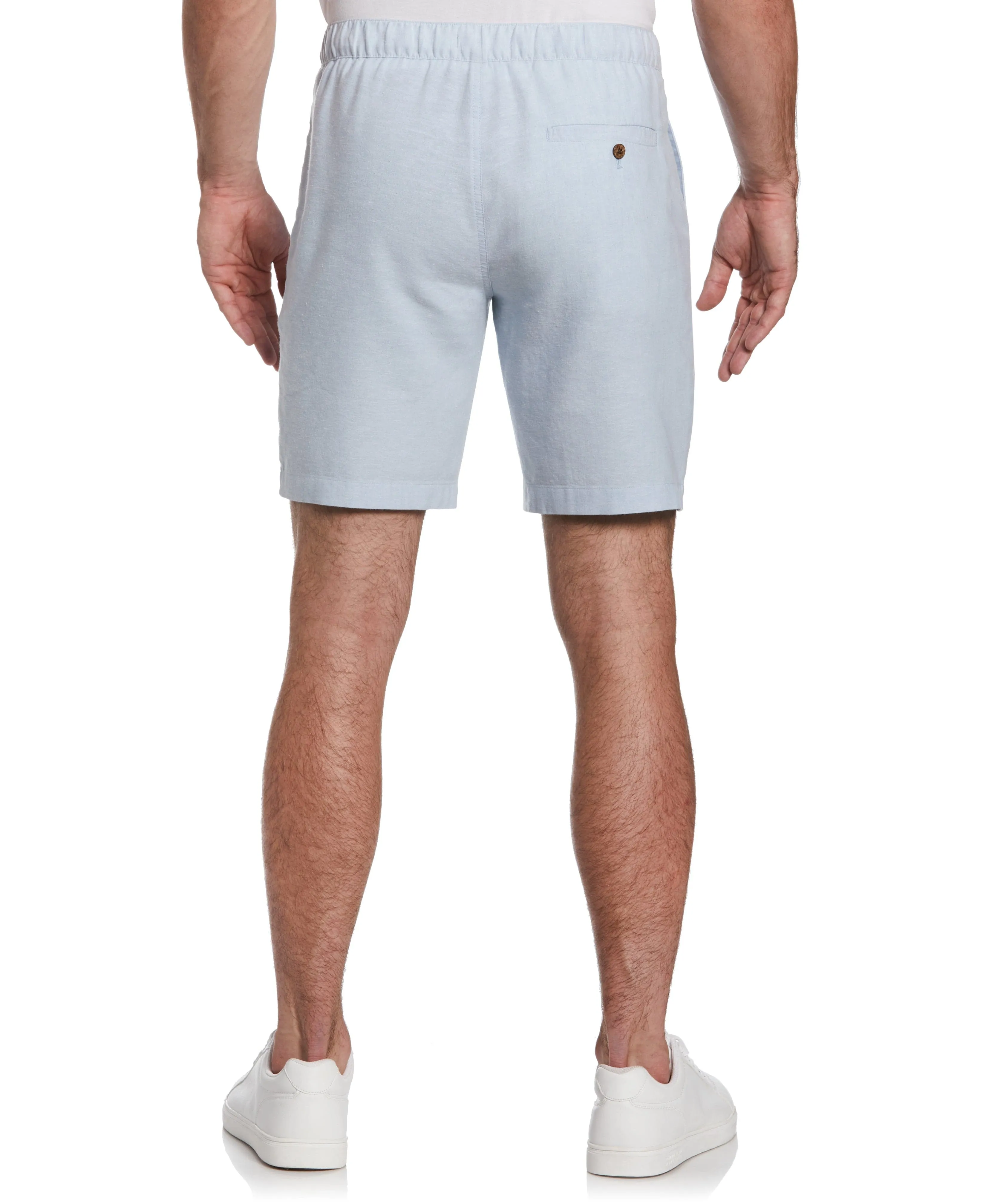 Linen Blend Cross Dye Short