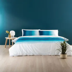Linen House Blue Adriel Duvet Cover Set