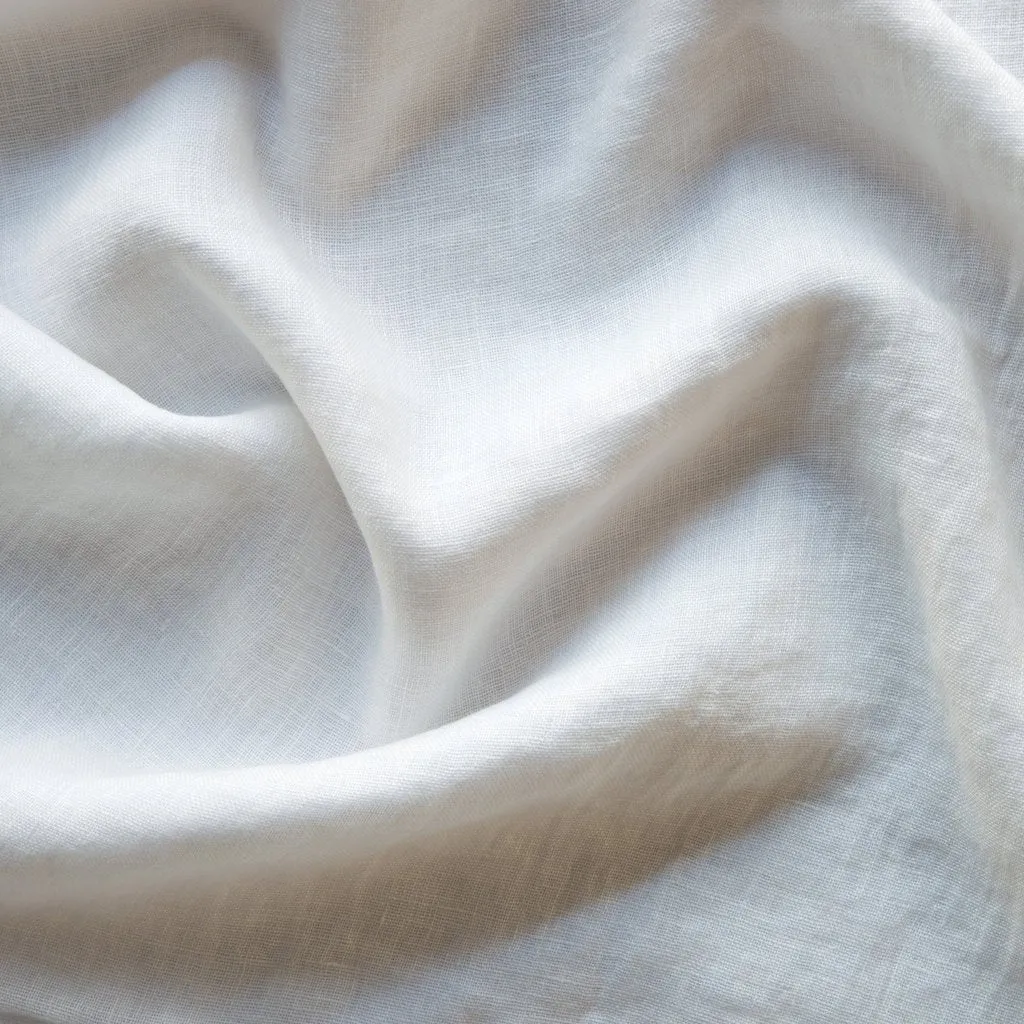 Linen Whisper Bed Skirt - Winter White - Queen