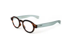 London Rubberized Blue & Tortoise Reading Glasses